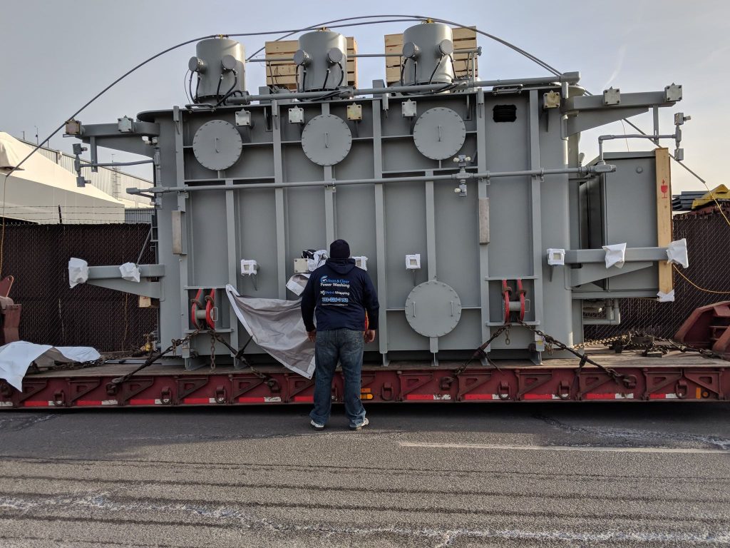 Electrical Transformer Fresh off the Boat from Israel going from Elizabeth Seaport to Minnesota